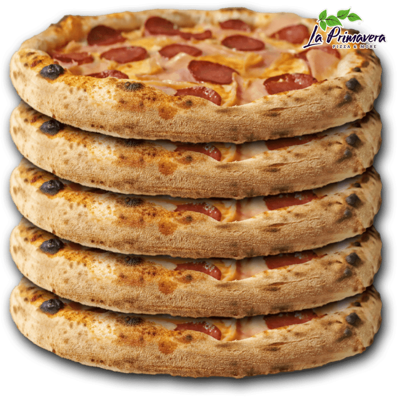 5 x Pizza la alegere de 30cm