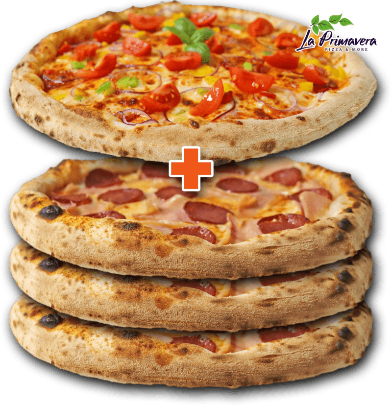 Pizza 50cm, 3+1 GRATIS